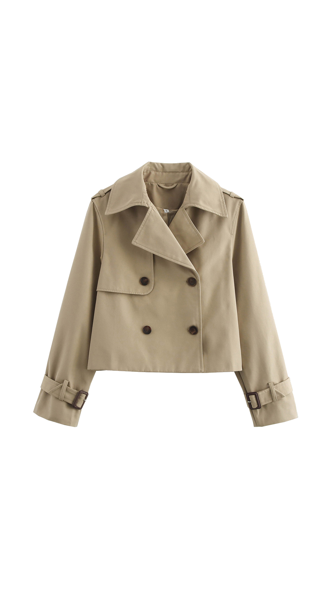 ELVARA Damen-Trenchjacke im Vintage-Stil