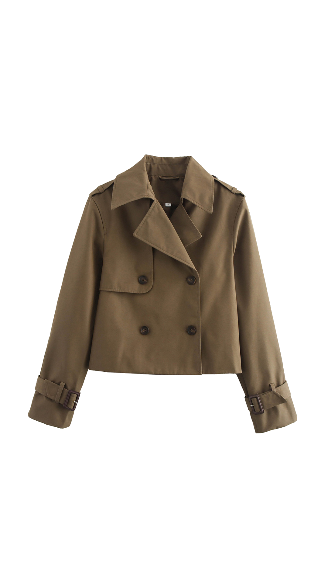 ELVARA Damen-Trenchjacke im Vintage-Stil