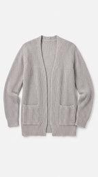 Nancy | Lässiger Strick-Cardigan mit praktischen Taschen
