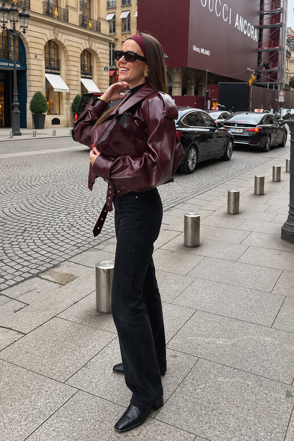 Deena – Jacke aus Kunstleder – Produktansicht