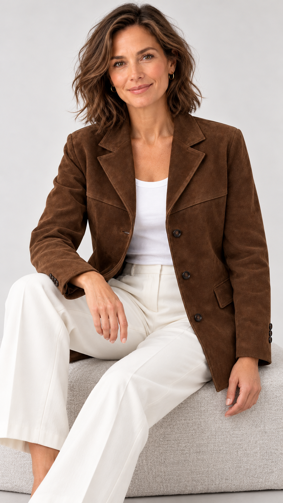Banbury – Brauner Blazer im legeren Look