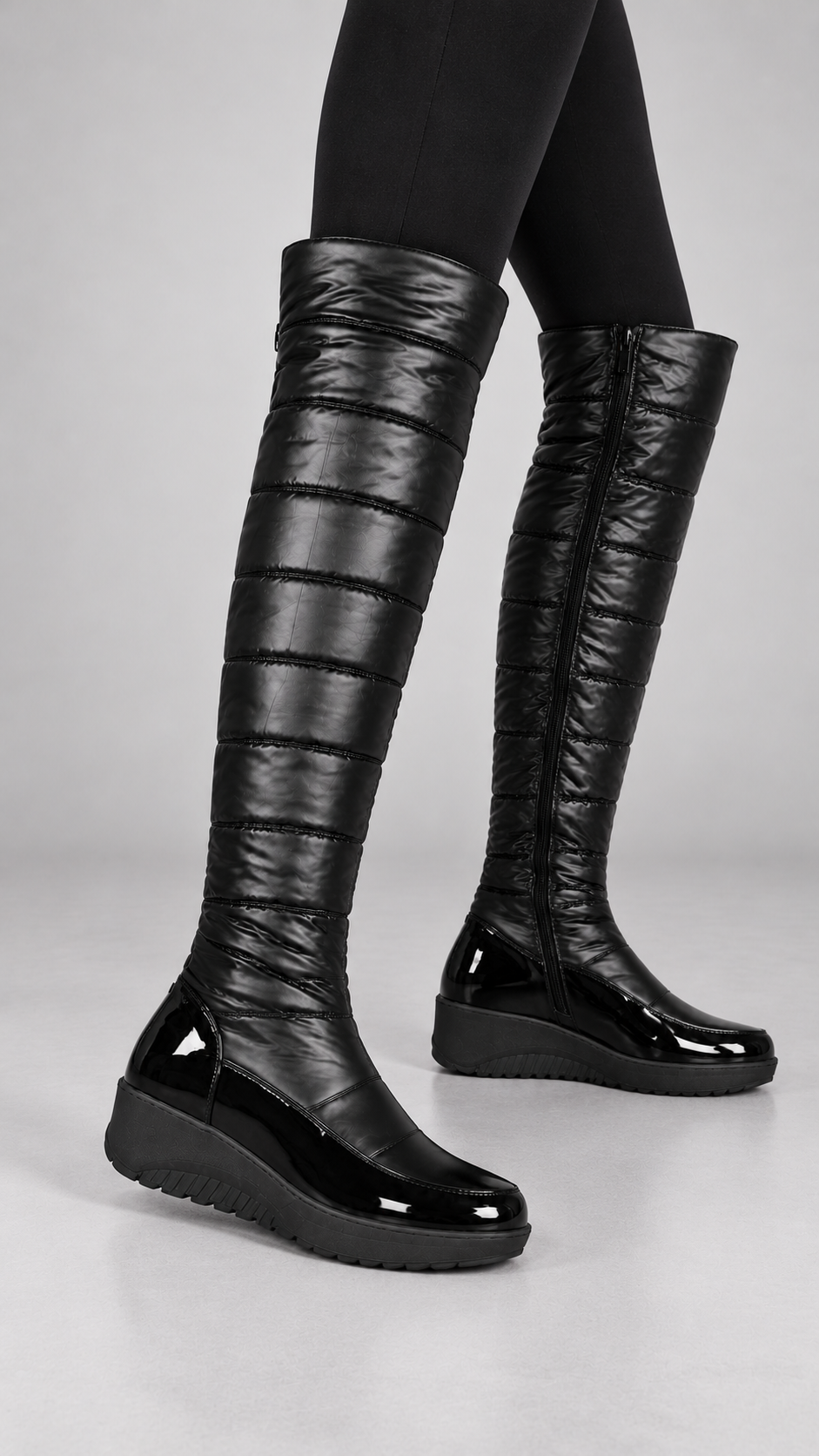 Bootara – Hohe Winterstiefel, Seitenansicht