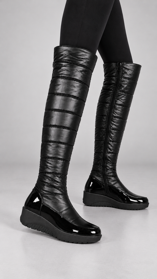 Bootara – Hohe Winterstiefel, Seitenansicht