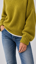 Brienne – Ärmelbündchen und Saum im Detail