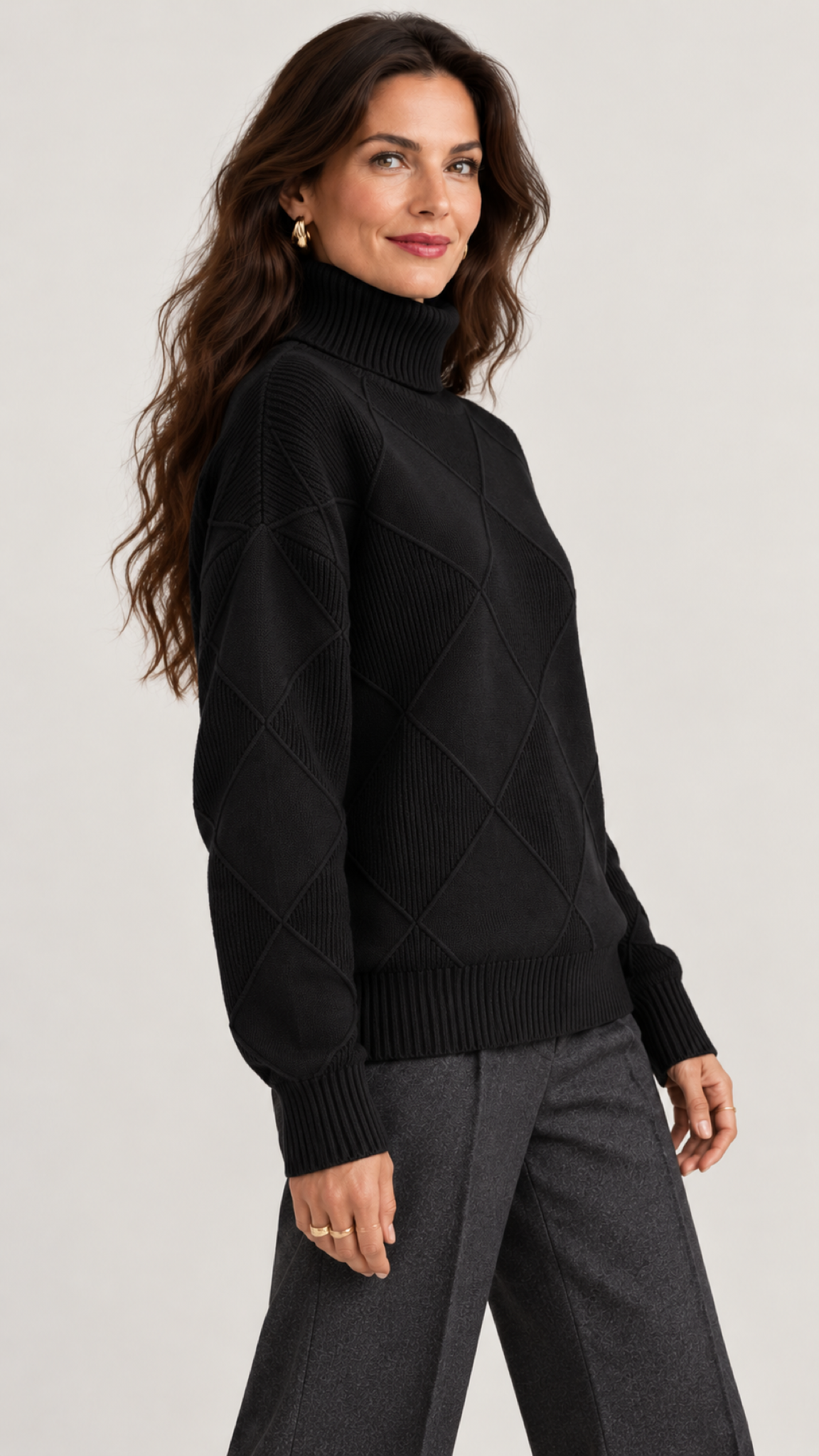 Marcelle Pullover Schwarz – 03-lateral