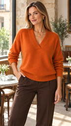 Quilla Pullover Gebranntes Orange – 05-ambiente
