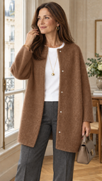 Ruperta Strickjacke in Braun – interior