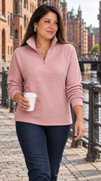 Vilja Pullover in Hellrosa – hamburgo