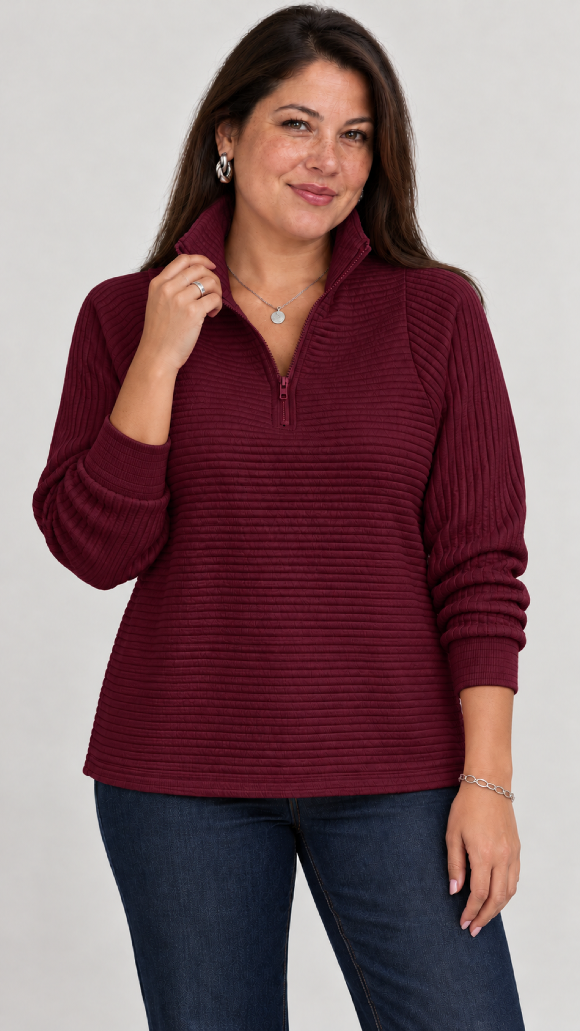 Vilja Pullover in Wein – gola